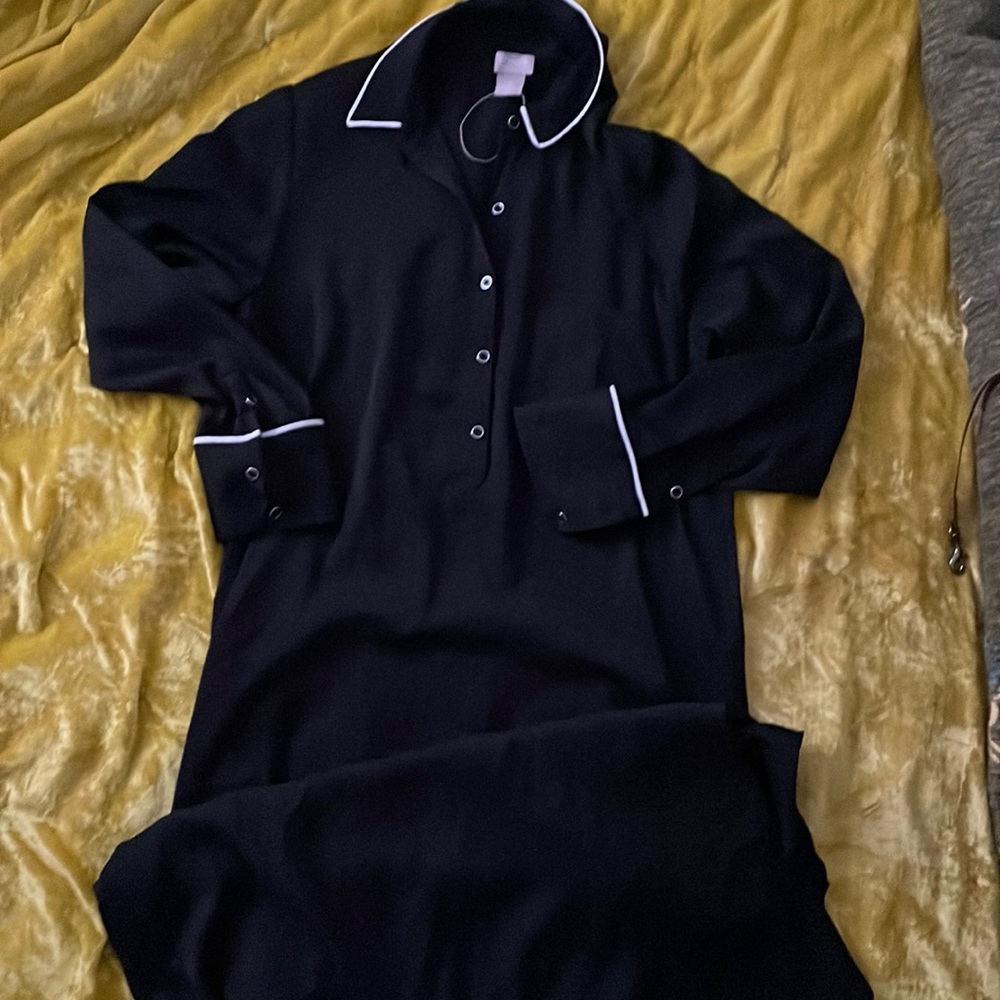 Chico’s Black Label Size 4 Black Dress